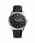 LTH035 - FOSSIL Leather Strap Watch ñ Refined Luxury for Men