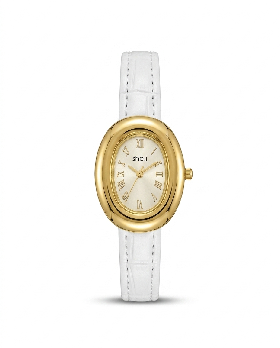 LTH016 - Shein Stylish Leather Strap Watch for Women
