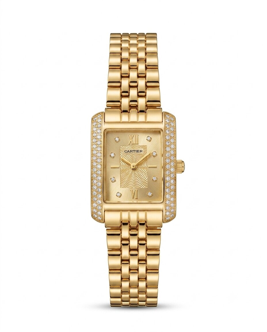 MTL095 - CARTIER Stylish Metal Strap Watch for Women