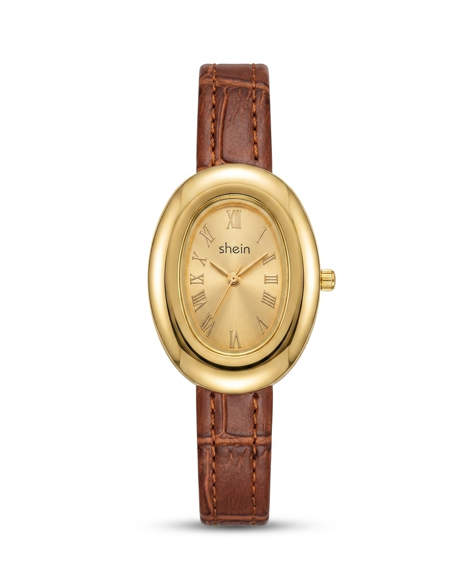 LTH016 - Shein Stylish Leather Strap Watch for Women