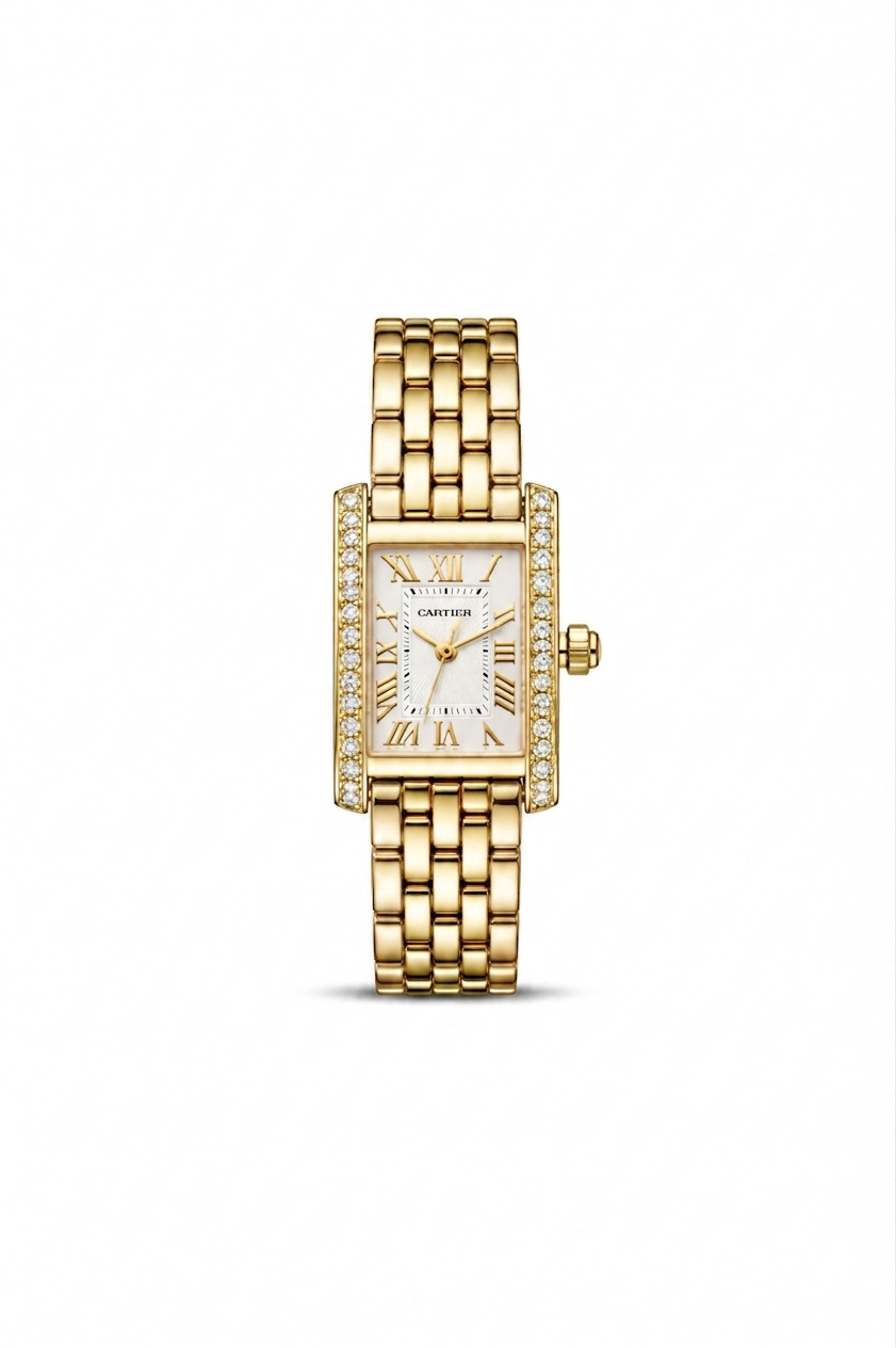 MTL108 - CARTIER Stylish Metal Strap Watch for Women