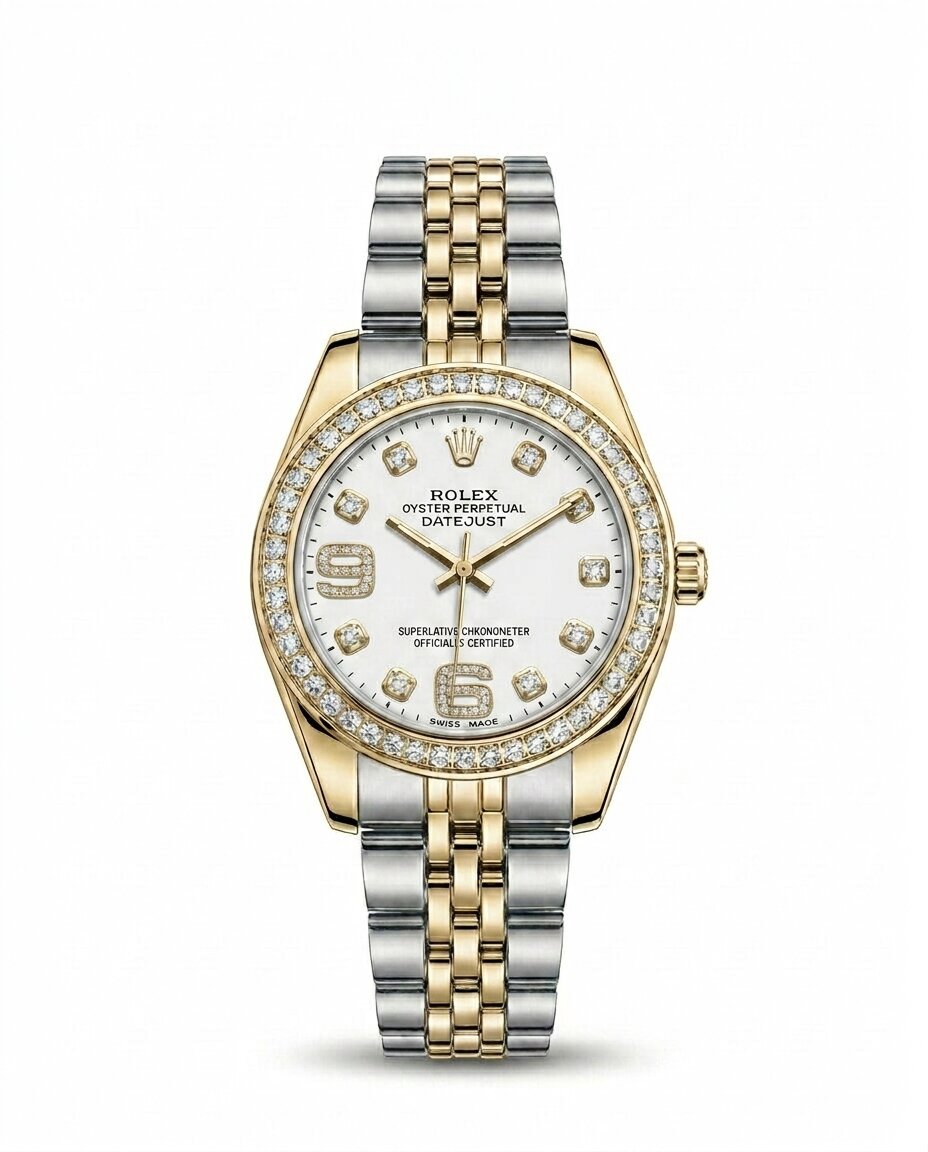 MTL097 - ROLEX Classic Stainless Steel Watch for Women