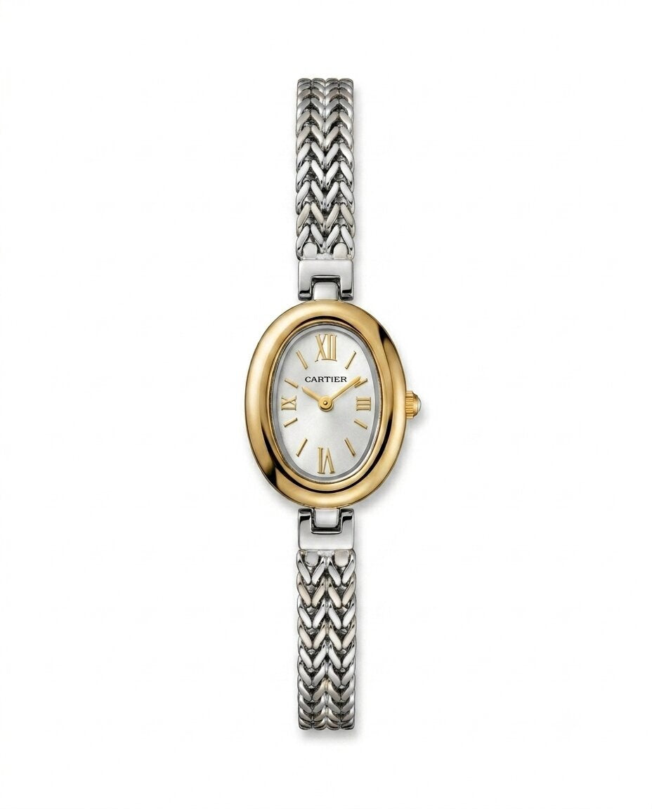MTL101 - CARTIER Premium Metal Band Watch for Women