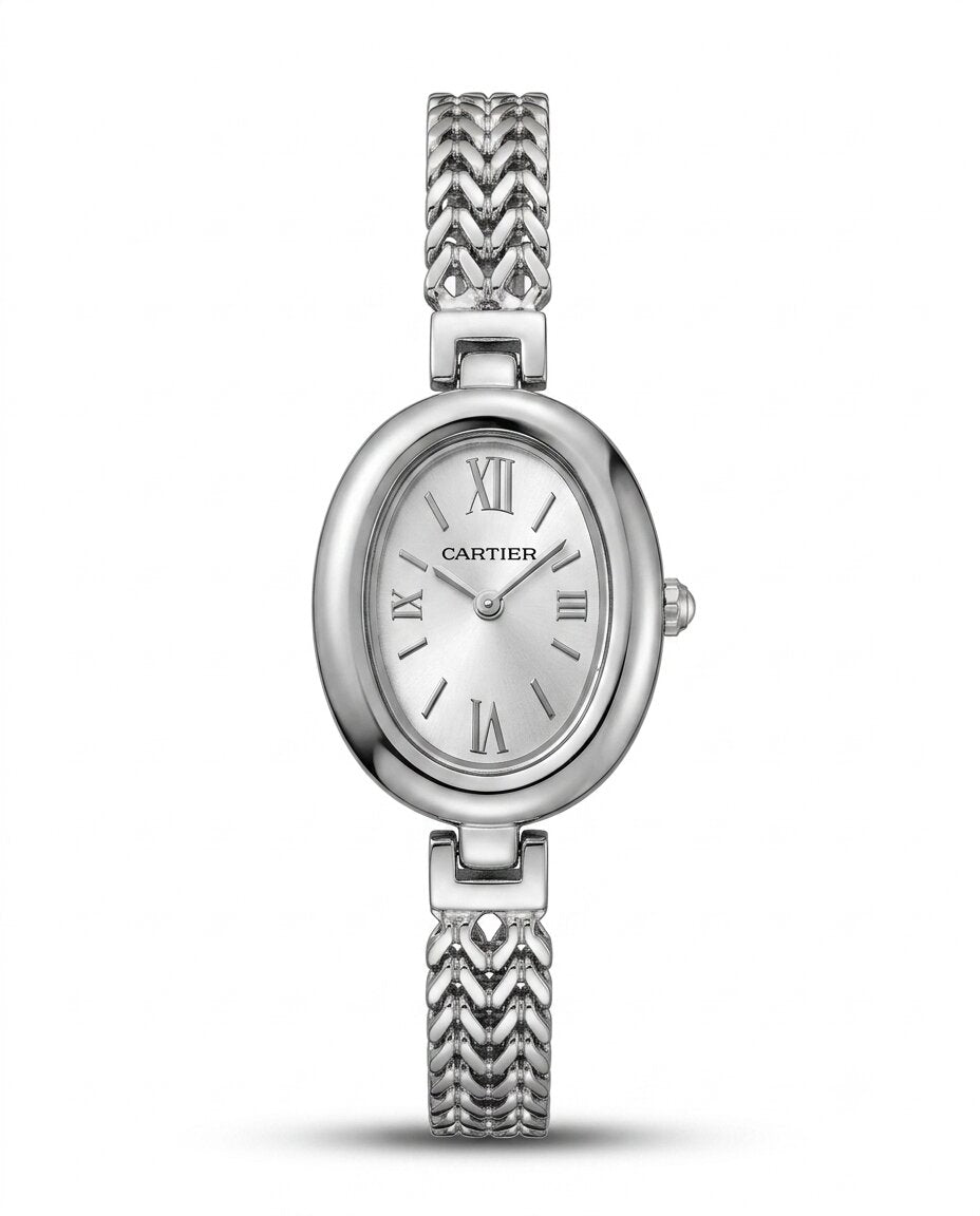 MTL101 - CARTIER Premium Metal Band Watch for Women