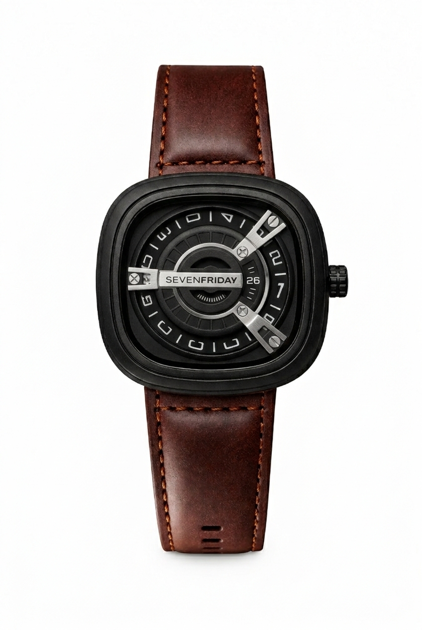 LTH004 - LEATHER ANALOG WATCH FOR MEN