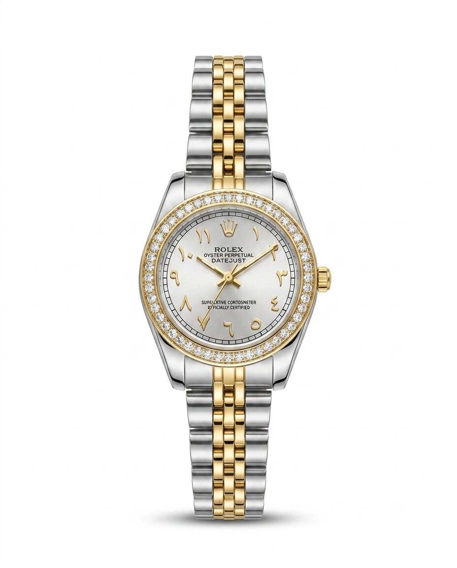 MTL098 - ROLEX Classic Stainless Steel Watch for Women