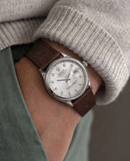LTH026 - Rolex Leather Strap Watch – Refined Luxury for Men