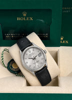 LTH026 - Rolex Leather Strap Watch – Refined Luxury for Men