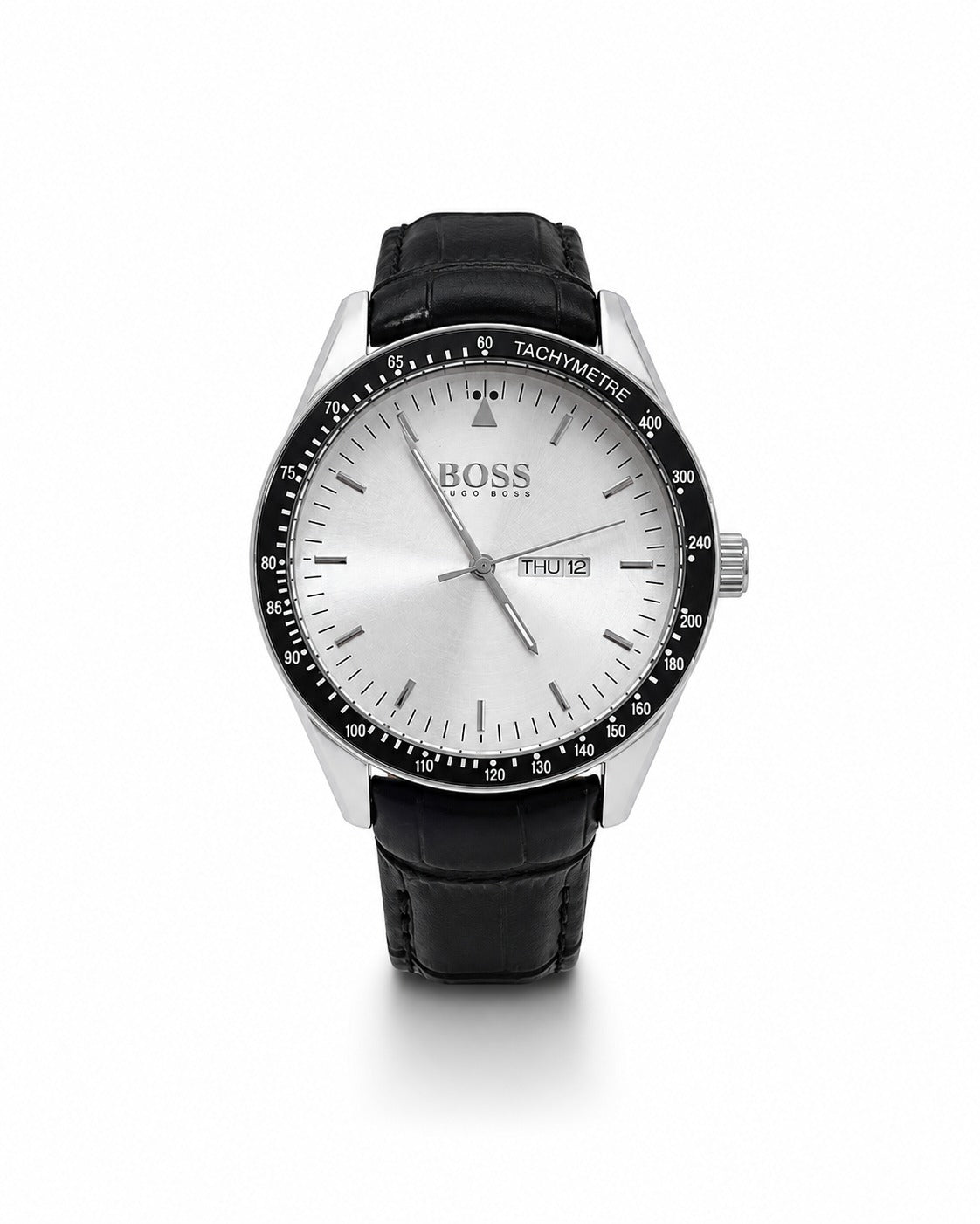 M-LTH054 - BOSS Classic Leather Strap Watch – Refined Style for Men