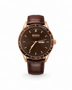 M-LTH054 - BOSS Classic Leather Strap Watch – Refined Style for Men