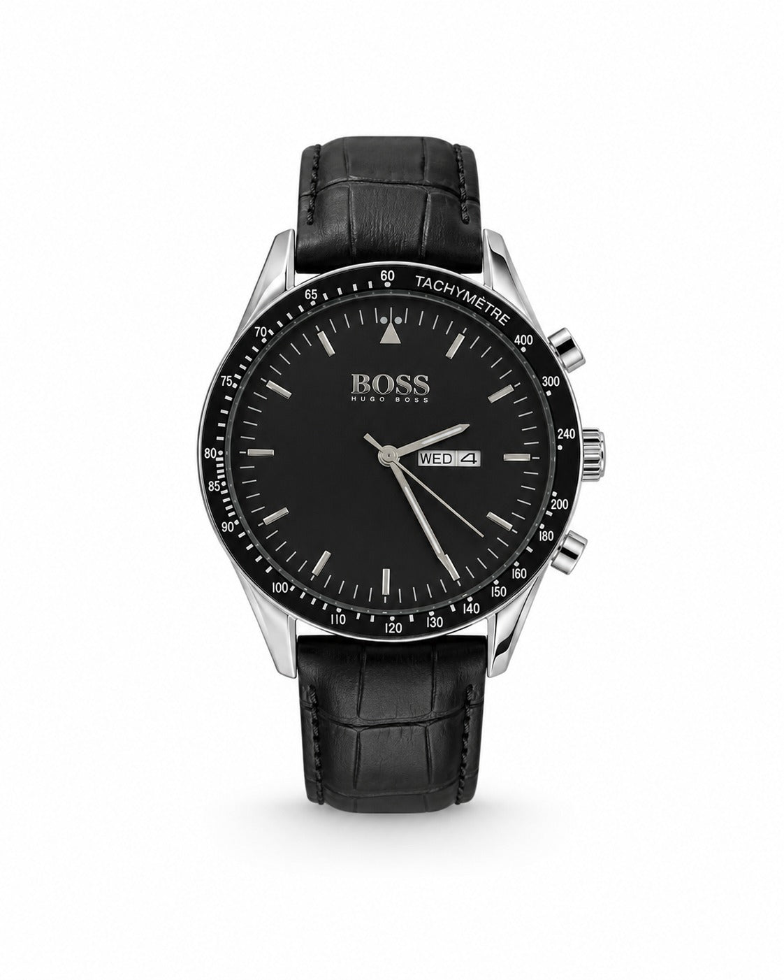 M-LTH054 - BOSS Classic Leather Strap Watch – Refined Style for Men