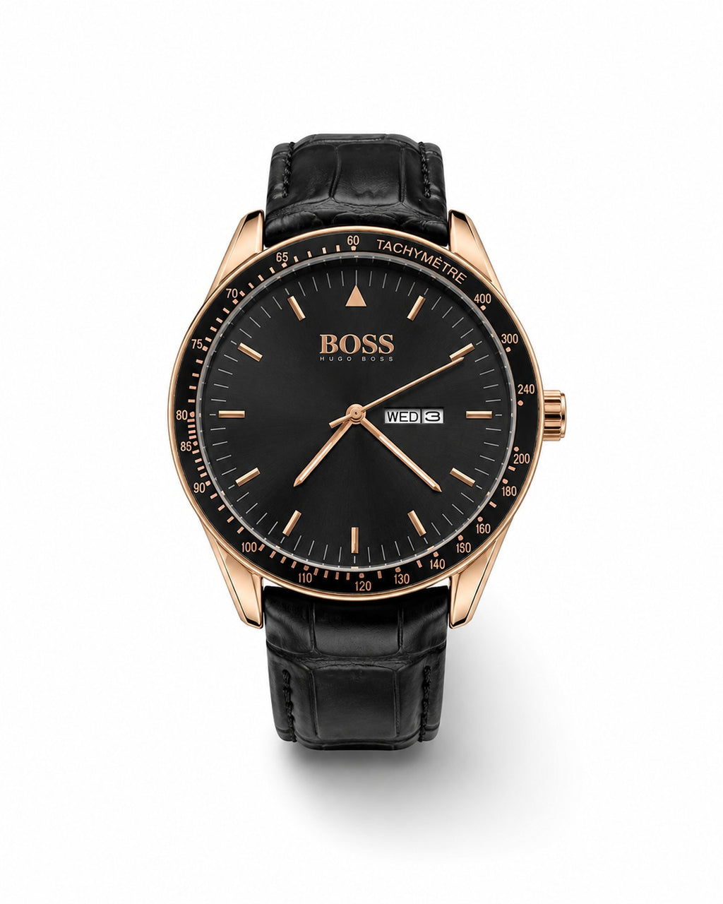 M-LTH054 - BOSS Classic Leather Strap Watch – Refined Style for Men