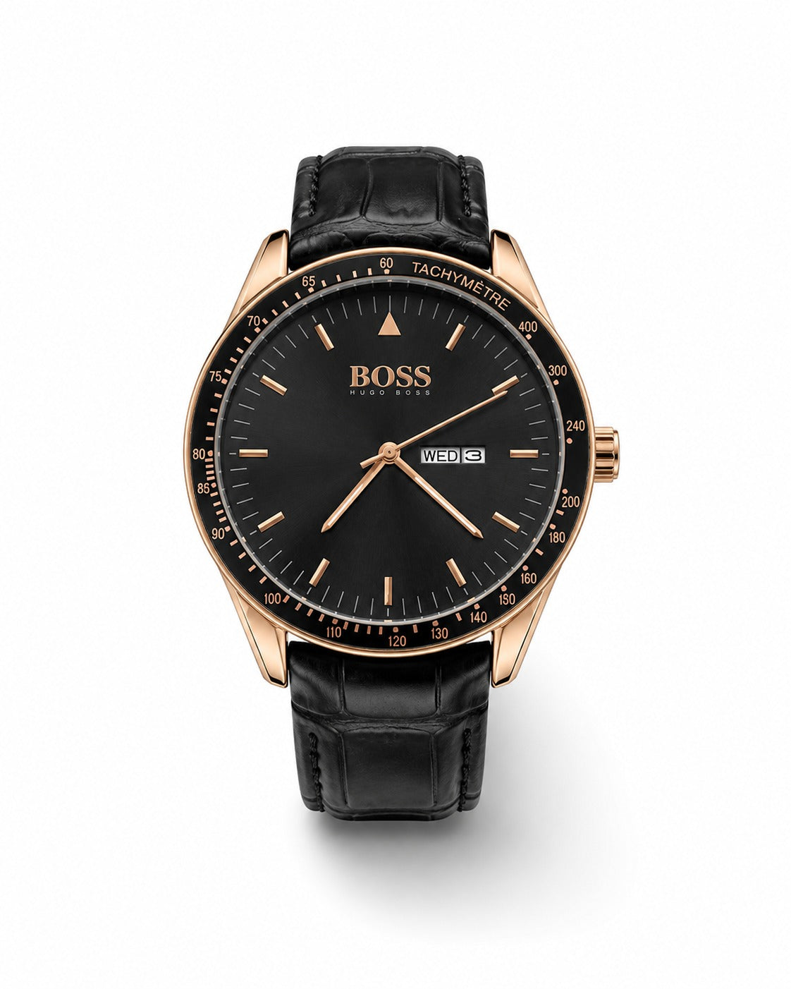 M-LTH054 - BOSS Classic Leather Strap Watch – Refined Style for Men