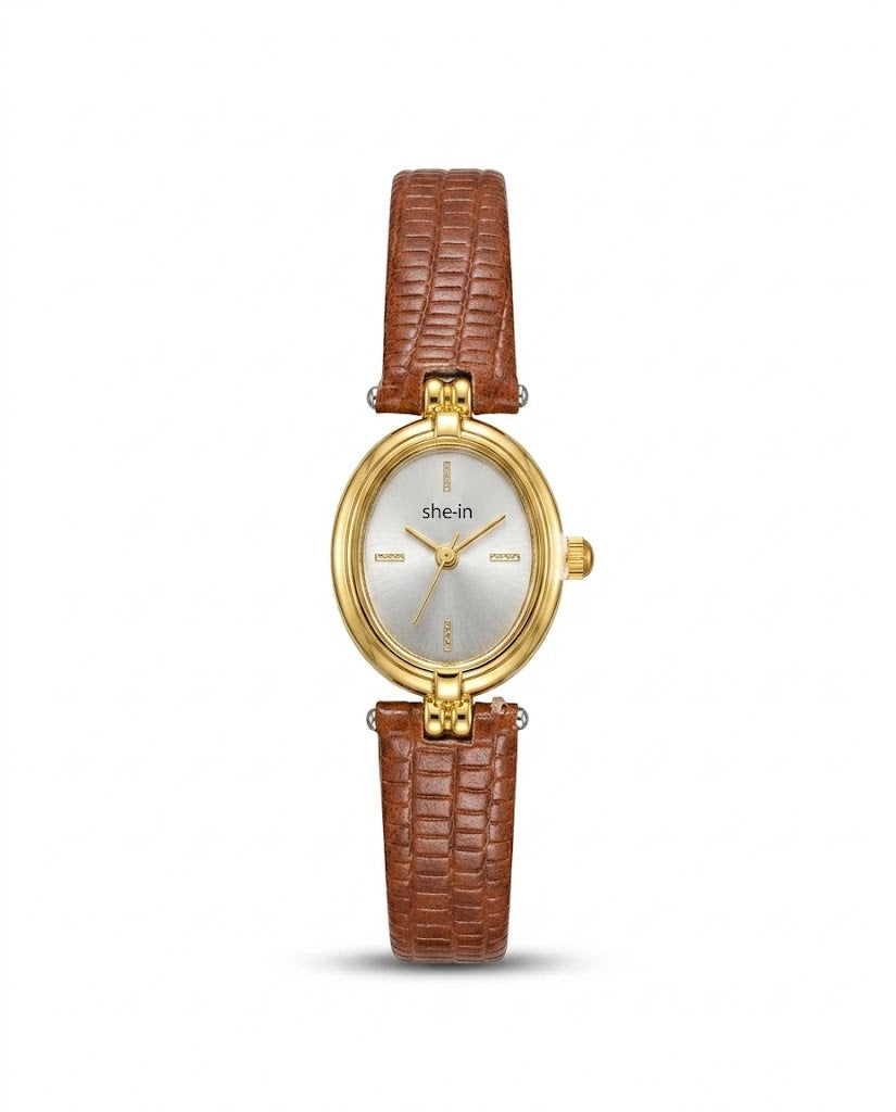 LTH015 - Shein Stylish Leather Strap Watch for Women