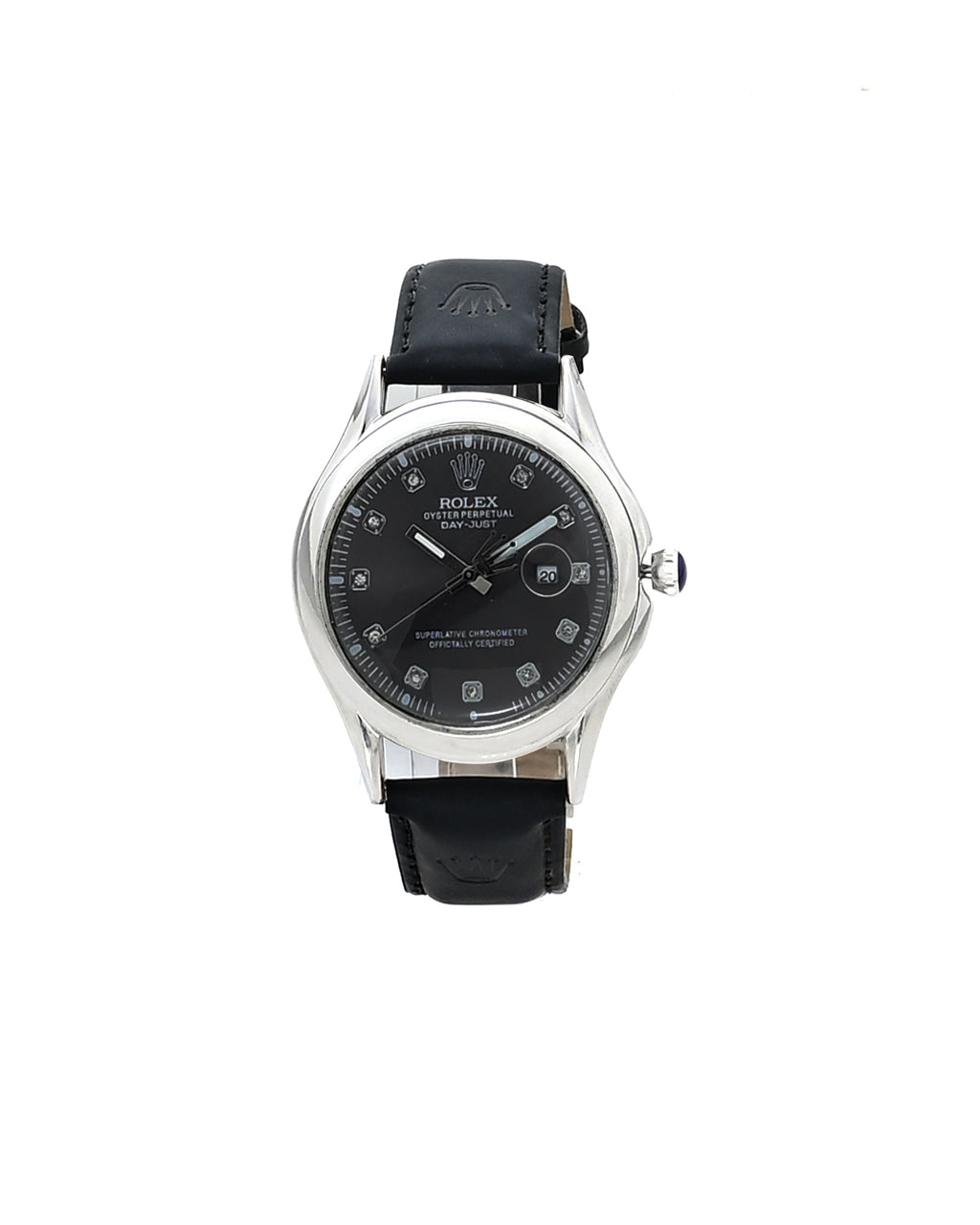 LTH026 - Rolex Leather Strap Watch – Refined Luxury for Men