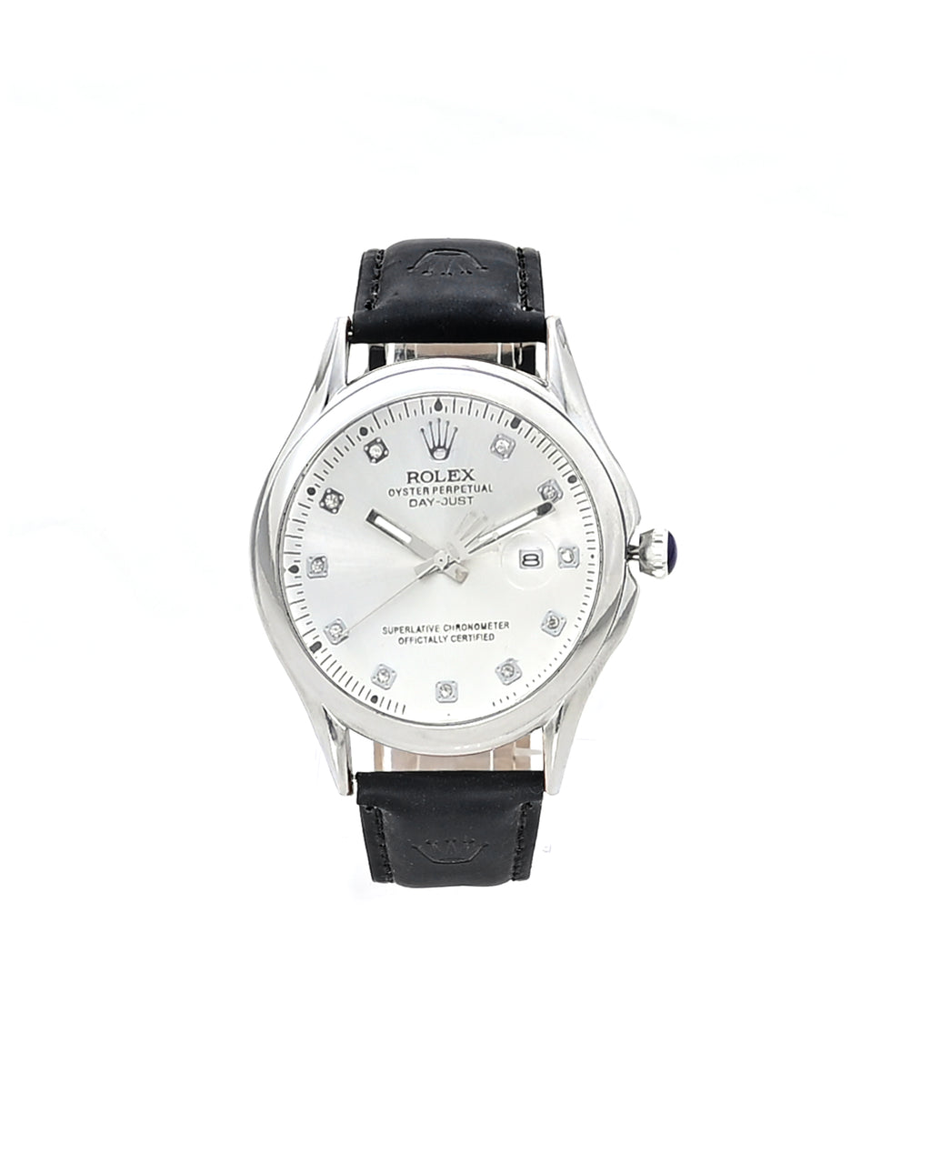 LTH026 - Rolex Leather Strap Watch – Refined Luxury for Men
