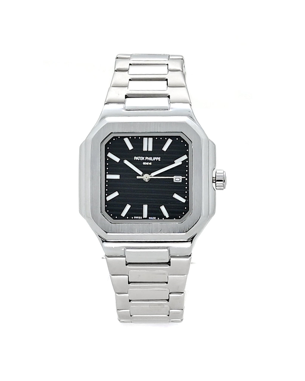 MTL041 - Patek Philippe Stainless Steel Watch – Timeless Elegance for Men