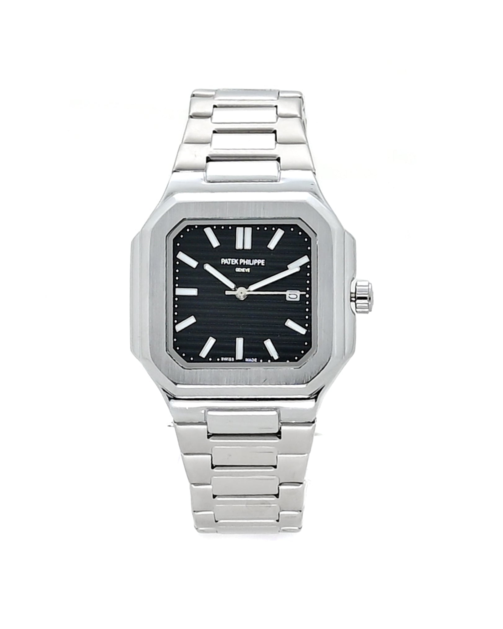 MTL041 - Patek Philippe Stainless Steel Watch – Timeless Elegance for Men