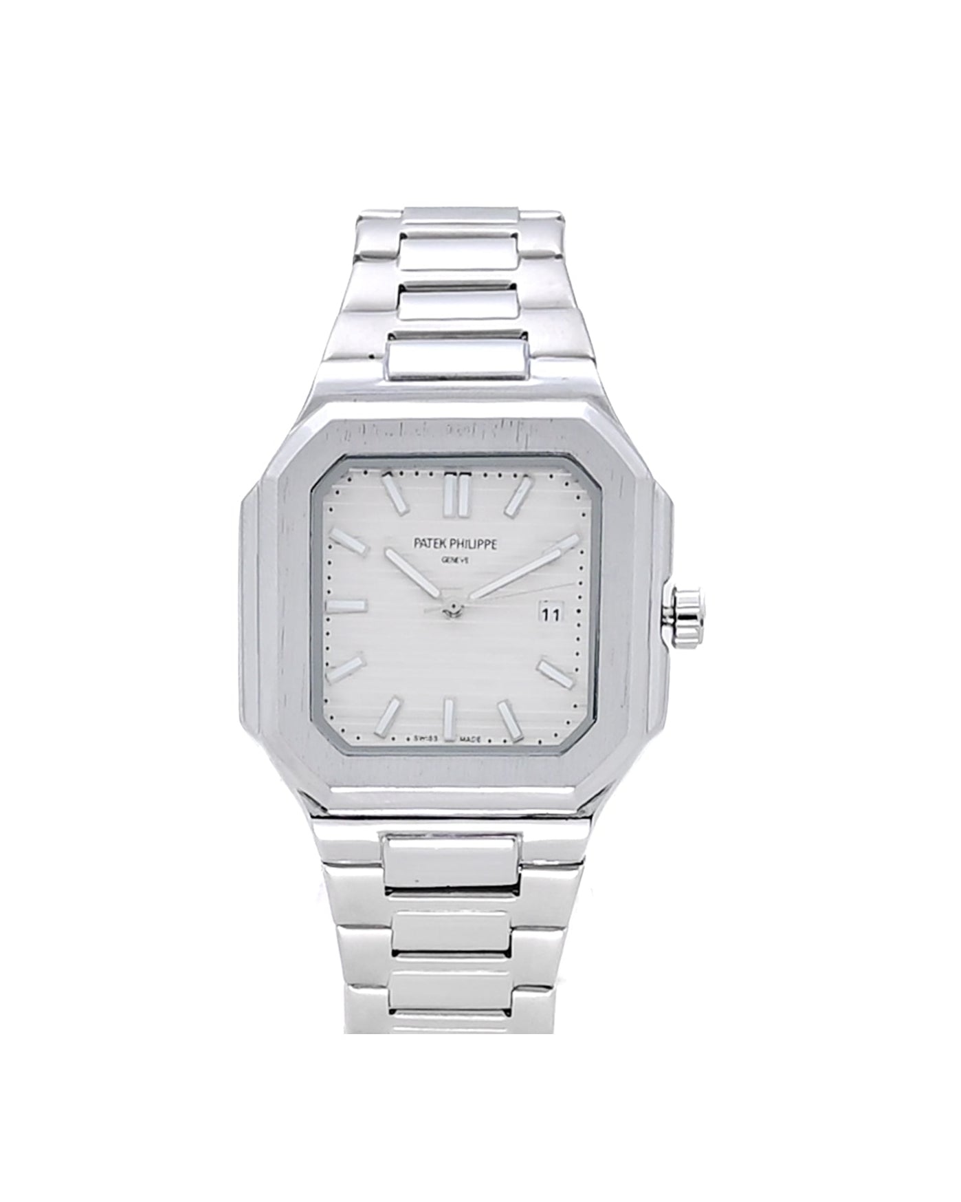 MTL041 - Patek Philippe Stainless Steel Watch – Timeless Elegance for Men
