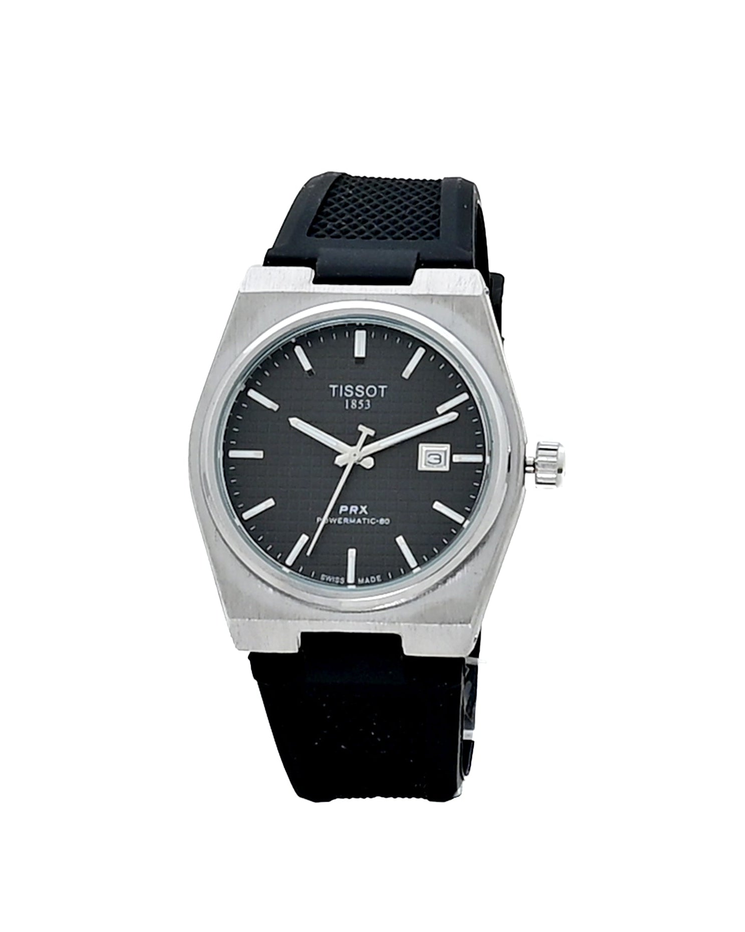 RBR009 - Tissot Luxury Rubber Strap Watch – Sport Performance & Timeless Style for Men