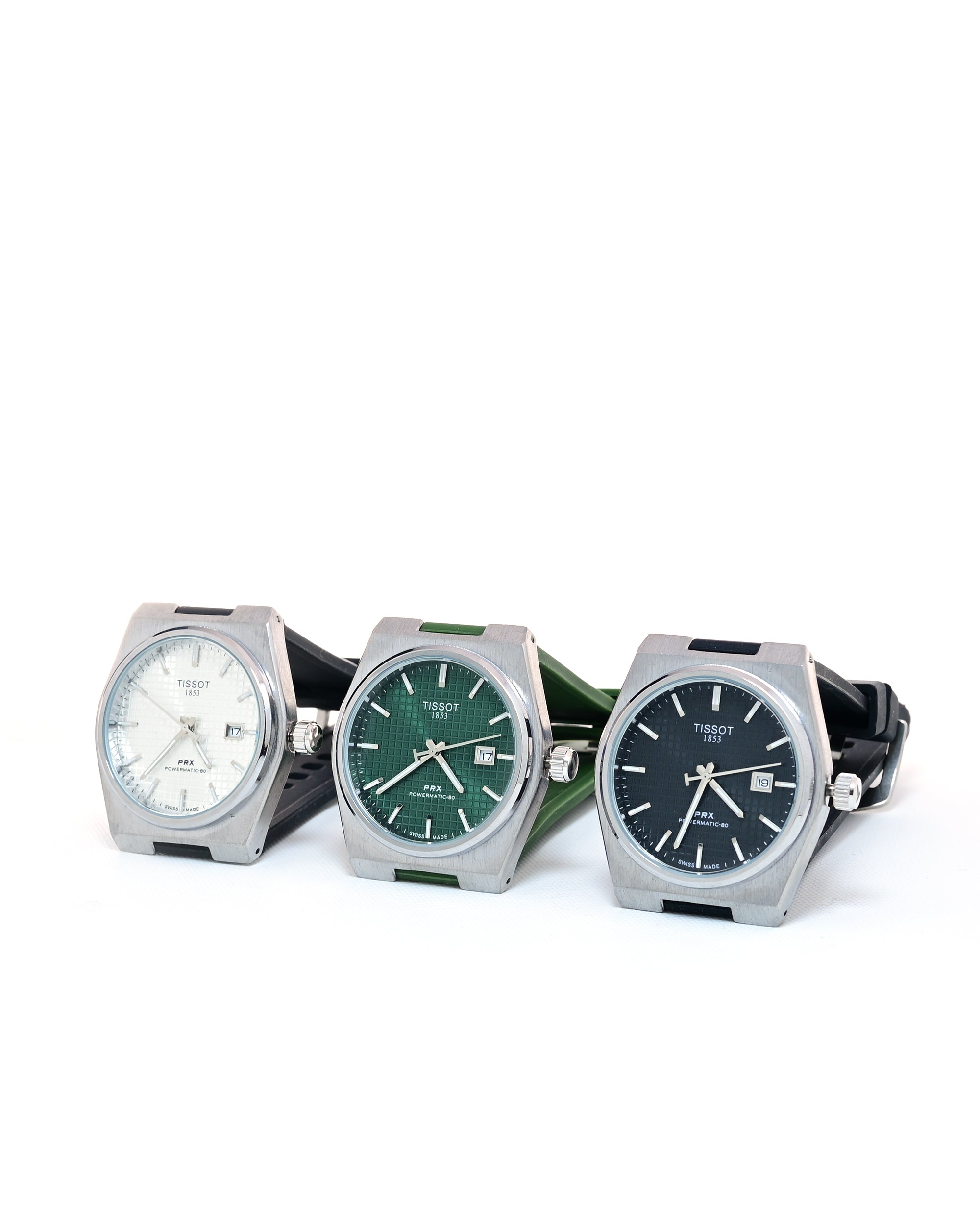 RBR009 - Tissot Luxury Rubber Strap Watch – Sport Performance & Timeless Style for Men