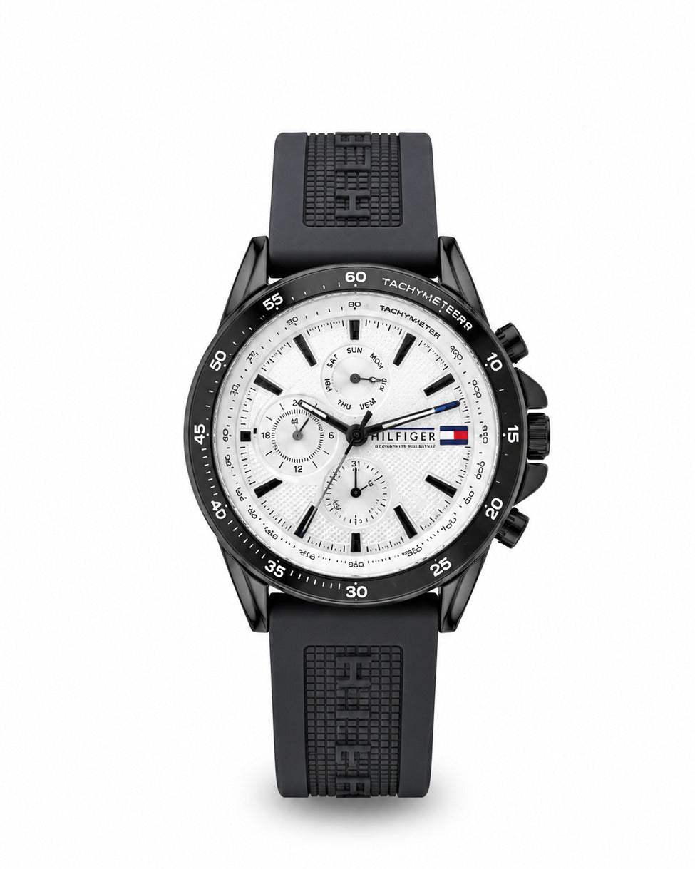 RBR011 - Tommy Hilfiger Rubber Strap Watch Modern Style For Men
