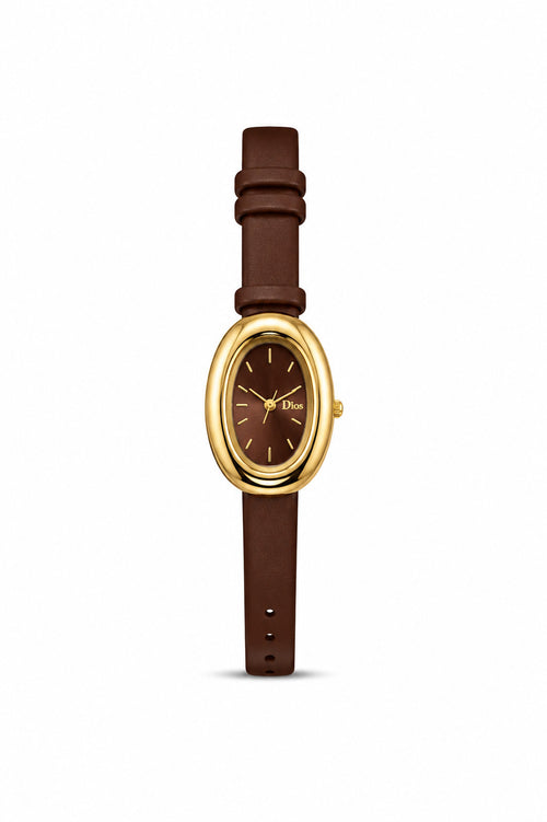LTH025 - DIOS Stylish Leather Strap Watch for Women