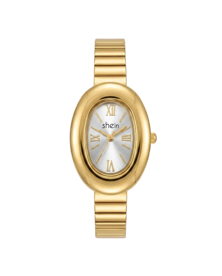 MTL083 - Shein Trendy Metal Wrist Watch for Women