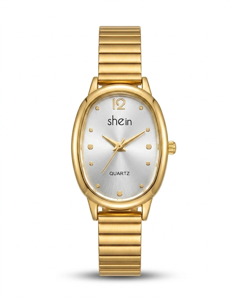 MTL084 - Shein Chic Everyday Metal Watch for Women