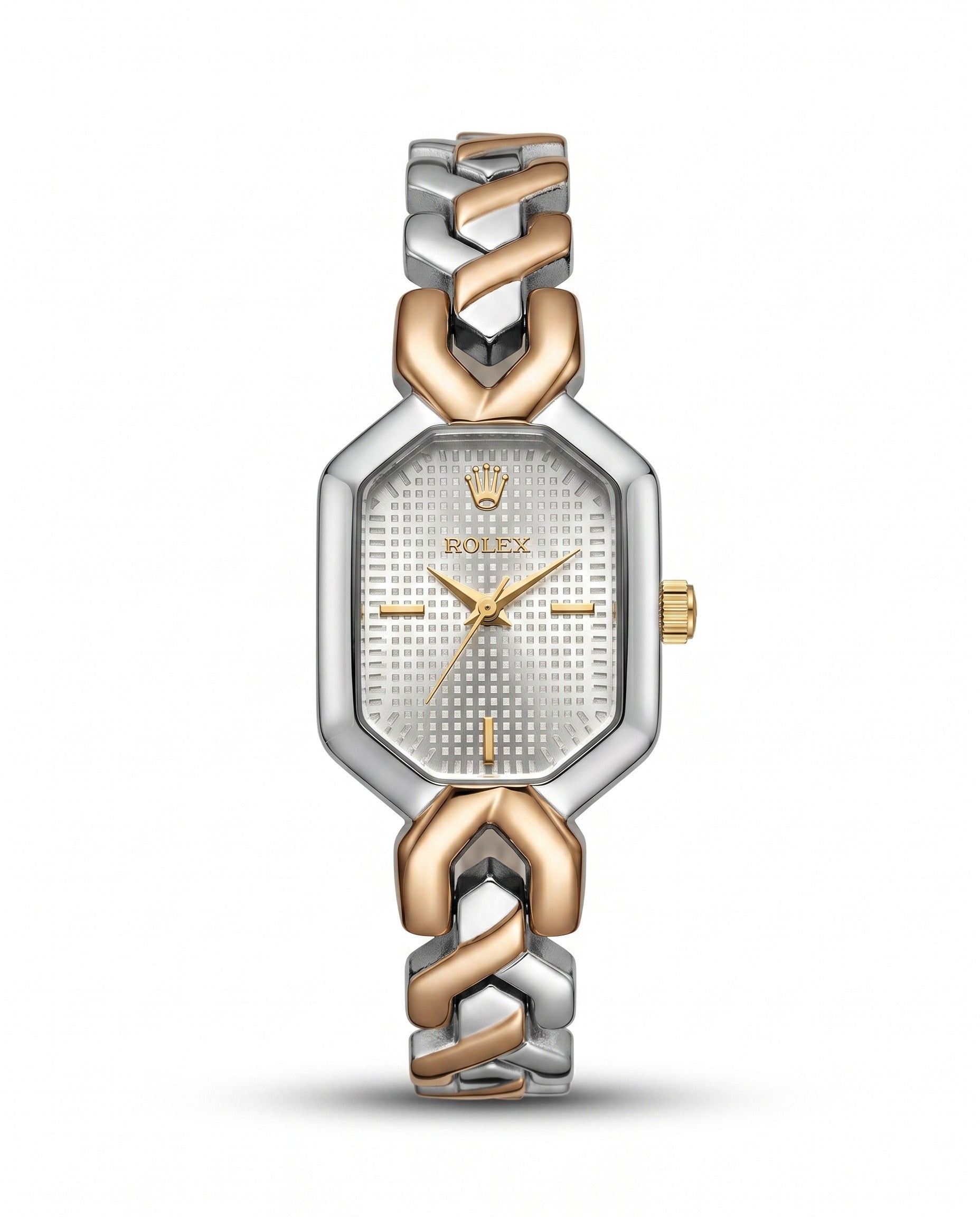 MTL086 - ROLEX Luxury Casual Metal Watch for Women