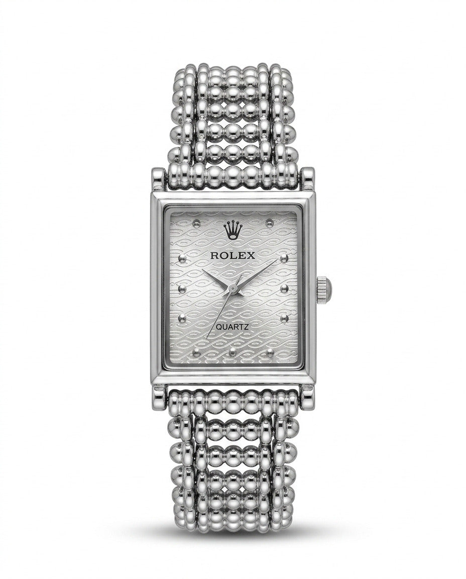 MTL087 - ROLEX Classic Stainless Steel Watch for Women