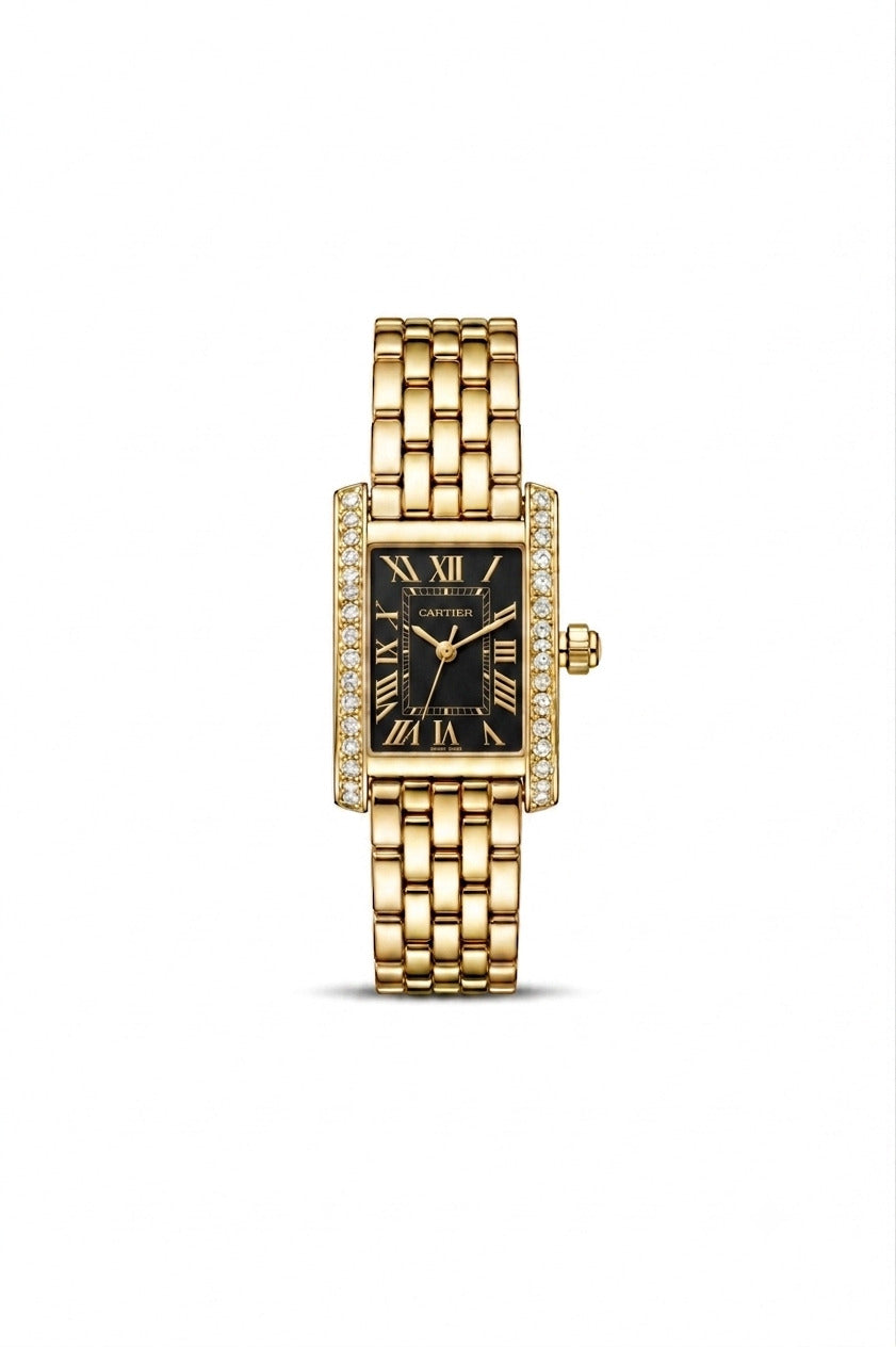 MTL108 - CARTIER Stylish Metal Strap Watch for Women