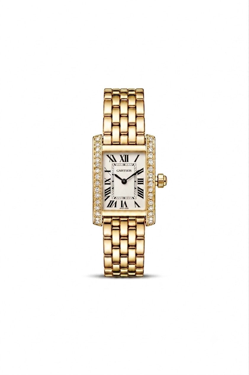 MTL108 - CARTIER Stylish Metal Strap Watch for Women
