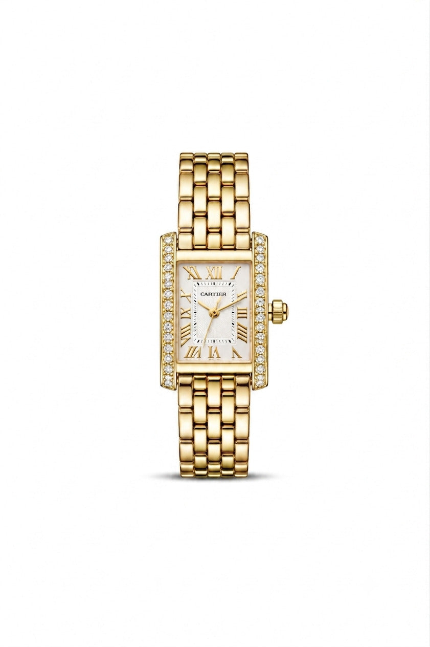 MTL108 - CARTIER Stylish Metal Strap Watch for Women