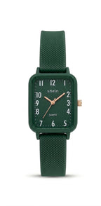 RBR001 - Shein Fashion Tiger Pattern Quartz Rubber Wristwatch For Women