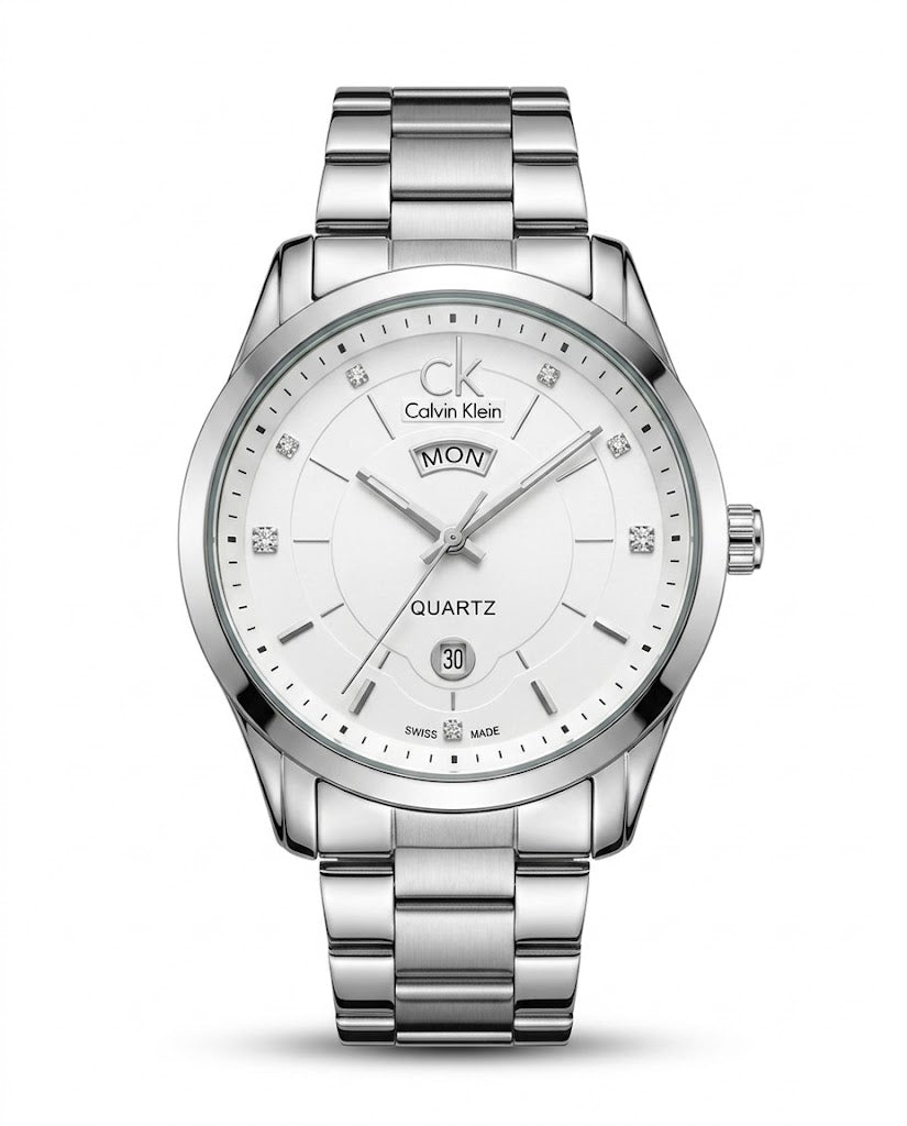 MTL055 - Calvin Klein Premium Stainless Steel Watch ñ Modern Elegance for Men