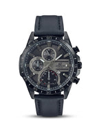 LTH033 - EDIFICE Leather Strap Watch ñ Refined Luxury for Men