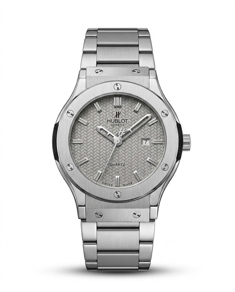 MTL051 - Hublot Premium Stainless Steel Watch ñ Modern Elegance for Men