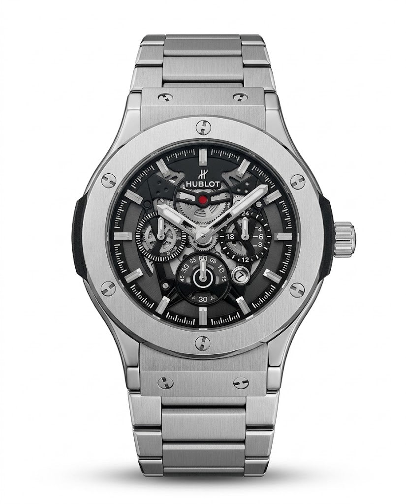 MTL052 - Hublot Premium Stainless Steel Watch ñ Modern Elegance for Men