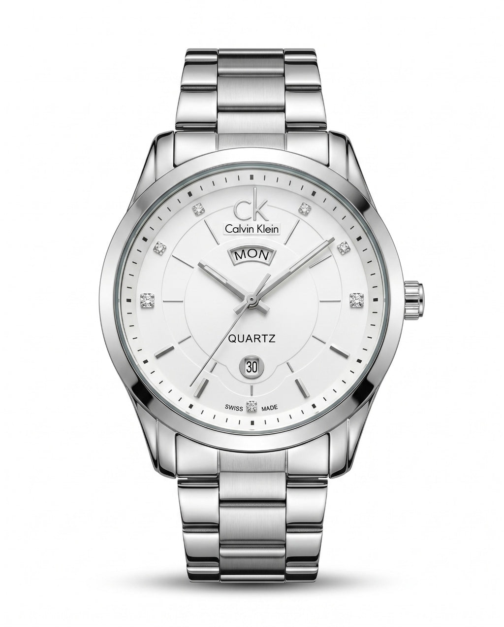 MTL055 - Calvin Klein Premium Stainless Steel Watch ñ Modern Elegance for Men