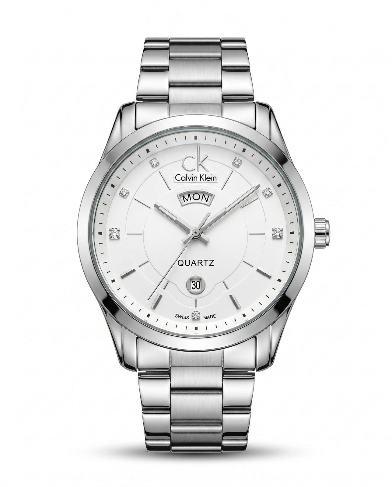 MTL055 - Calvin Klein Premium Stainless Steel Watch ñ Modern Elegance for Men