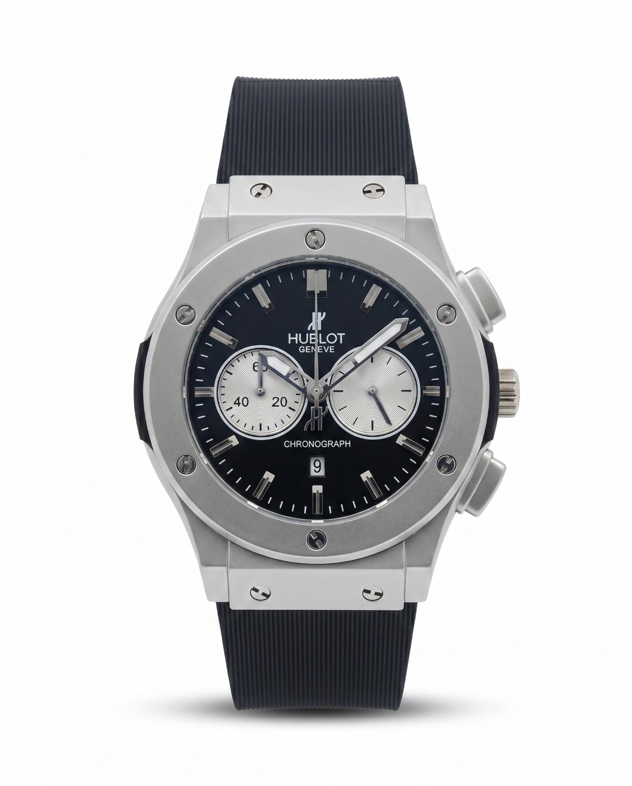 RBR013 - Hublot Classic Fusion Tiger Pattern Rubber Watch For Men