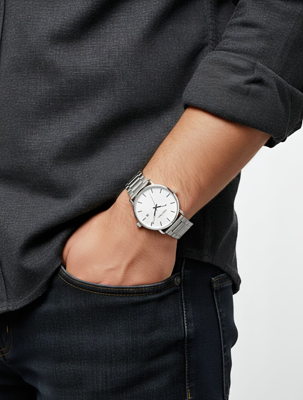 MTL003 - Stainless Steel Bracelet Watch For Men