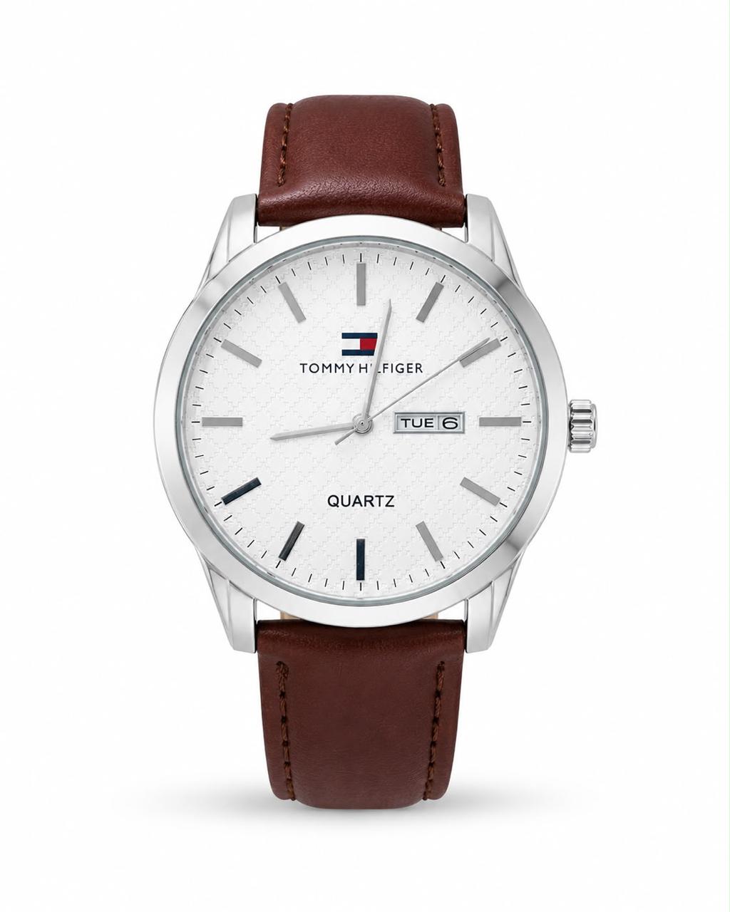 M-LTH045 - Tommy Hilfiger Leather Watch Luxury Elegant Design For Men
