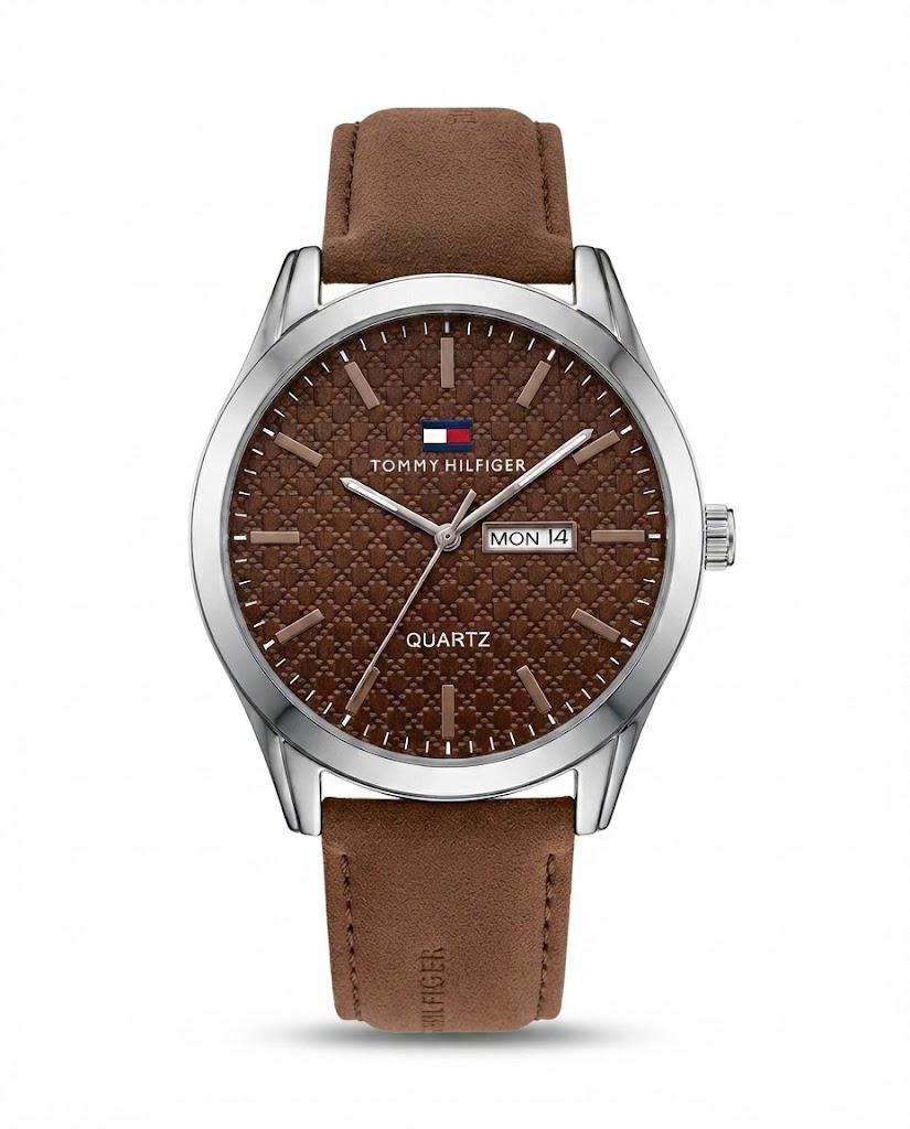 M-LTH045 - Tommy Hilfiger Leather Watch Luxury Elegant Design For Men