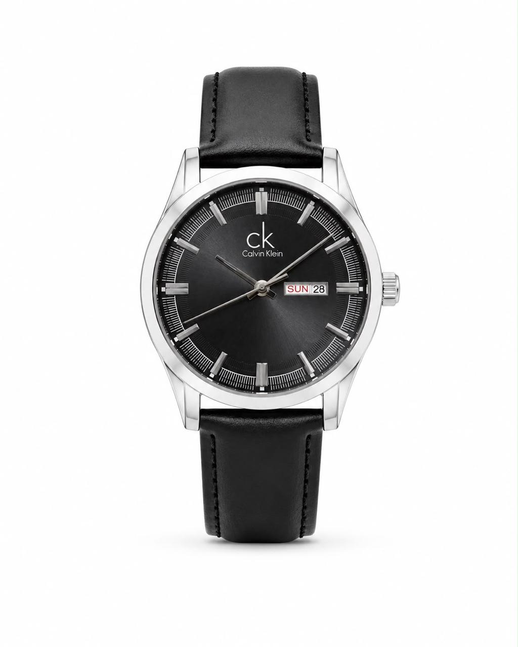 M-LTH046 - Calvin Klein Leather Watch Luxury Elegant Design For Men