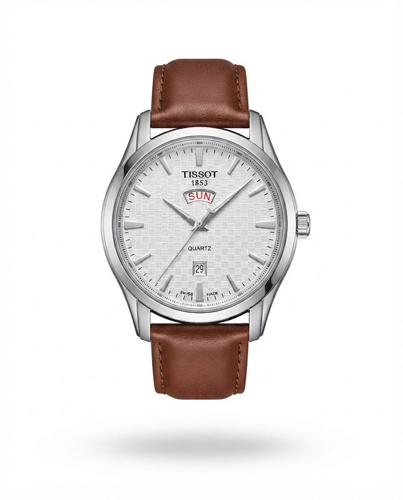 M-LTH047 - Tissot Classic Leather Strap Watch – Refined Style for Men