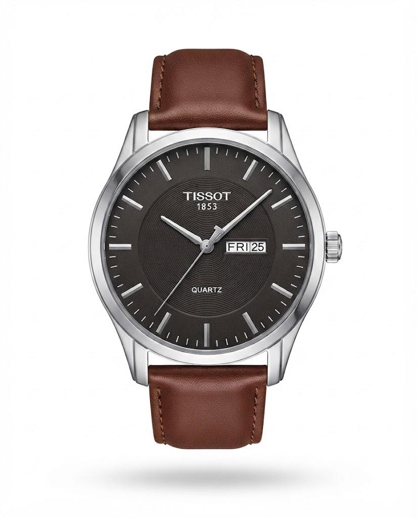 M-LTH048 - Tissot Classic Leather Strap Watch – Refined Style for Men