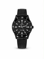 M-LTH050 - Rolex Leather Strap Watch  Refined Luxury for Men