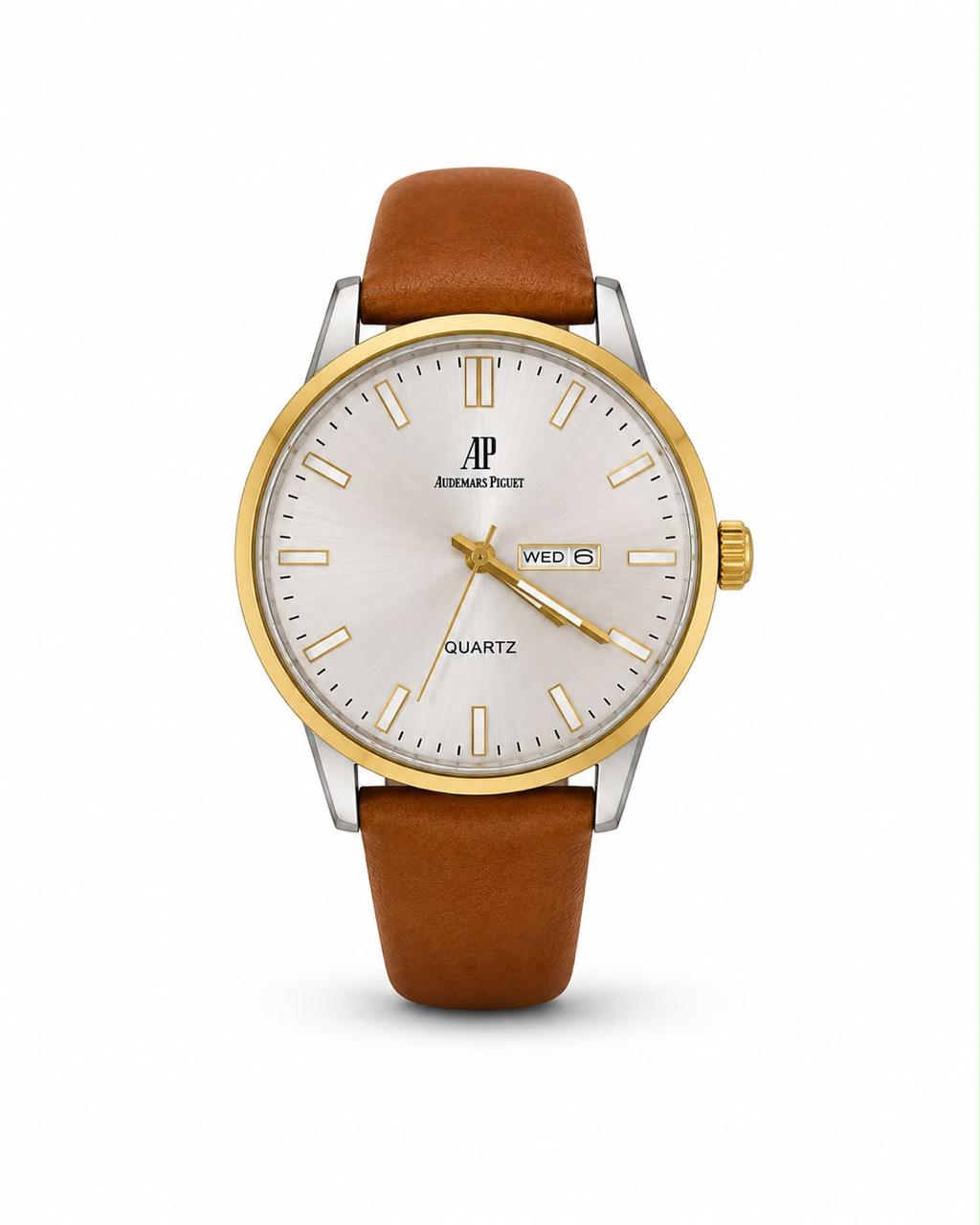 M-LTH051 - Audemars Piguet Leather Watch Luxury Elegant Design For Men